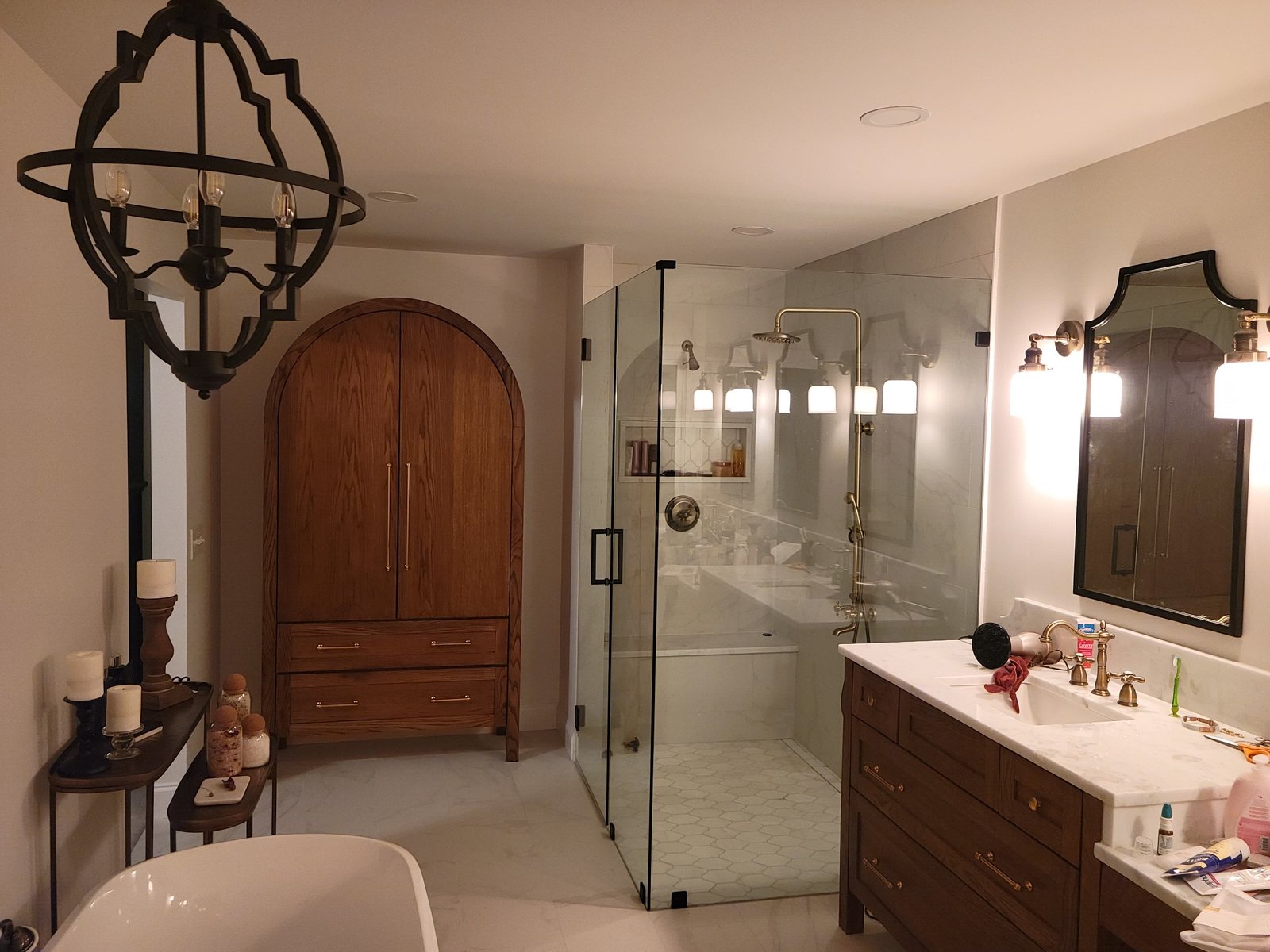 Luxury bathroom renovation by Ringelberg Construction
